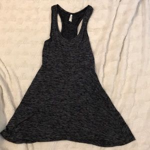Mudd T-Back Tank Style Dress in Dark Grey